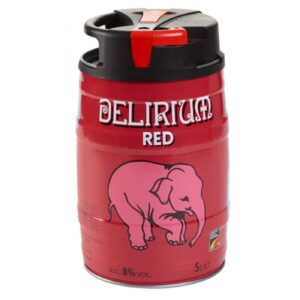 Cerveza Delirium red Barril 5L