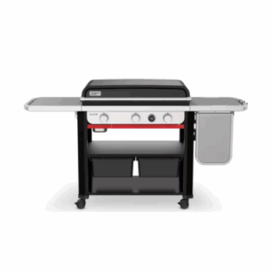 Plancha resistente al óxido Slate™ de 76 cm (30") con mesa lateral extensible Negro