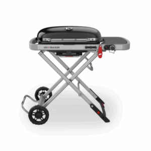 Asador portátil de gas Weber Traveler negro