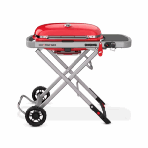Asador portátil de gas Weber Traveler Rojo