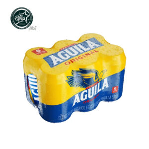 Cerveza Aguila Original lata 6 Unidades 330ml